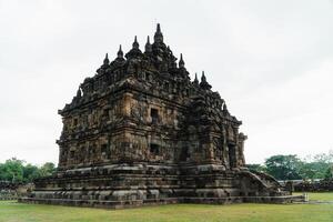 Plaosan Temple in Klaten, Central Java, Indonesia is a historical place and a popular tourist destination. Plaosan Temple is a Buddhist temple with ancient stone buildings arranged into buildings photo