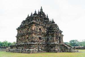 Plaosan Temple in Klaten, Central Java, Indonesia is a historical place and a popular tourist destination. Plaosan Temple is a Buddhist temple with ancient stone buildings arranged into buildings photo