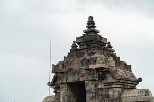 Plaosan Temple in Klaten, Central Java, Indonesia is a historical place and a popular tourist destination. Plaosan Temple is a Buddhist temple with ancient stone buildings arranged into buildings photo