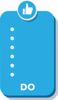Do template sheet checkmark list png
