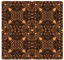 elegant golden monochrome abstract decorative seamless pattern design vector