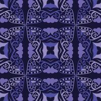 blue monochrome creative abstract seamless patter design vector
