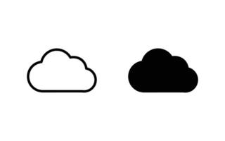 Weather icon set illustration for web, ui, and mobile apps vector