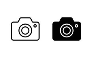 Camera icon set , icon for web and mobile apps vector