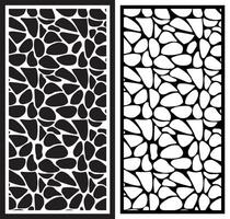 laser cutting motifs for partitions, fences and facades vector