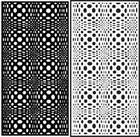 laser cutting motifs for partitions, fences and facades vector