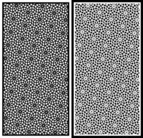 laser cutting motifs for partitions, fences and facades vector