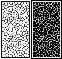 laser cutting motifs for partitions, fences and facades vector