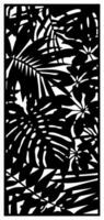 abstract leaf laser cutting motif vector