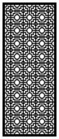 laser cutting abstract round square motif vector
