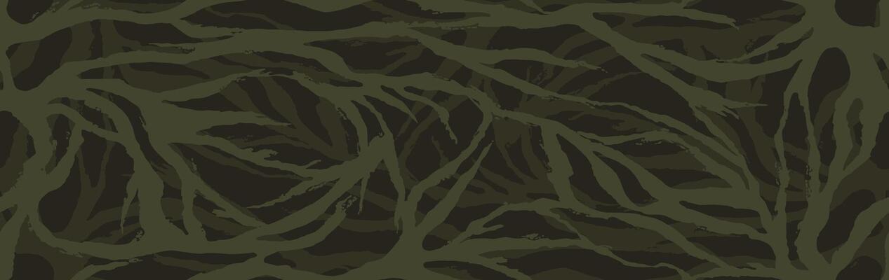 Zebra print urban camouflage design, modern fashion design with animal striped and spotted shapes. Camo military fashionable pattern. Green fabric texture