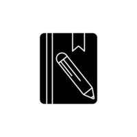 diary concept line icon. Simple element illustration. diary concept outline symbol design. vector