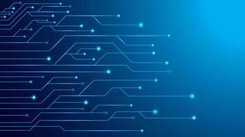 Technology Background Template Design vector