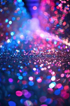 resumen vistoso luces en borroso Brillantina vertical antecedentes foto
