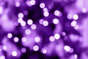 Abstract bokeh background with lights photo