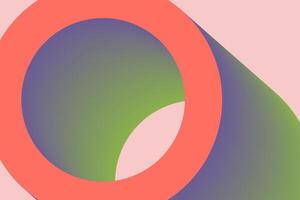 Modern Red Pink Green Abstract Geometric Design Background with Bold Colors vector