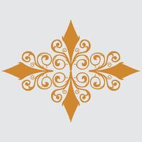 Ornament in the style of baroque. vector