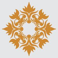 Ornament in the style of baroque. vector