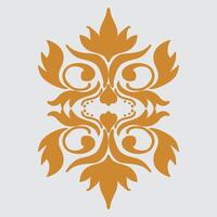 Ornament in the style of baroque. vector