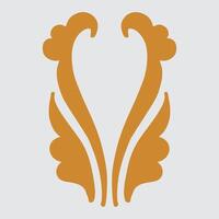 Ornament in the style of baroque. vector