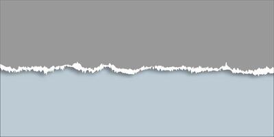 Abstract banner with a torn paper design vector