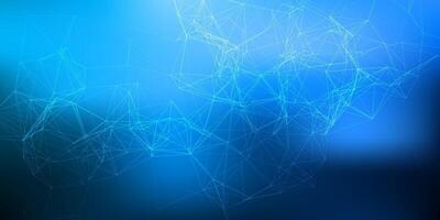 Abstract background with low poly plexus design vector