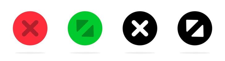 Maximize and minimize web button. Web browser window button set. vector