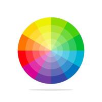 Color palette. RGB color wheel. Color wheel. Color spectrum. Color picker. vector