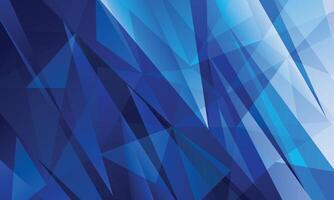 Blue gradient abstract geometric triangle pattern background suitable for car wrap stickers and sports jersey fabric vector