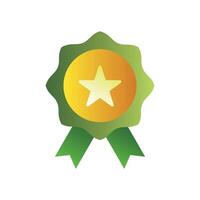 approved icon, checking quality sign and symbol. Medal with check mark for computer, web and mobile app. vector