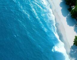 Abstract water wallpaper background , water texture blue tone. abstract background of beach photo