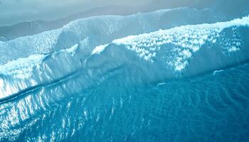Abstract water wallpaper background , water texture blue tone. abstract background of beach photo