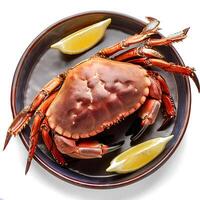 seafood concept. Fresh Big crab photo