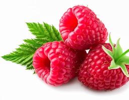 Creative food concept. Fresh a pile of Berry raspberry. top of view photo