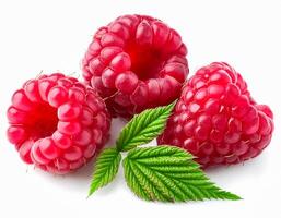 Creative food concept. Fresh a pile of Berry raspberry. top of view photo