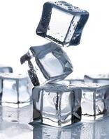 Drink concept cubed ice photo