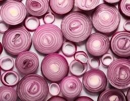 red onion slices photo