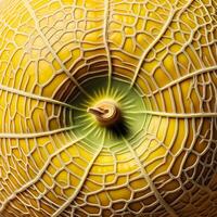 A close-up photo of a ripe melon. Pattern texture background
