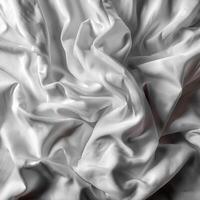 Background concept. Blankets that are still wrinkled have been used. The white blanket is crumpled and shabby. Pattern texture background photo