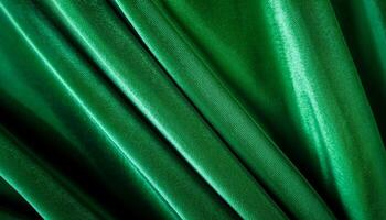captures the luxurious texture of velvet curtains in a green hue, creating a soothing and elegant abstract background photo