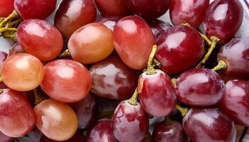 Close up of grapes. pattern texture background photo