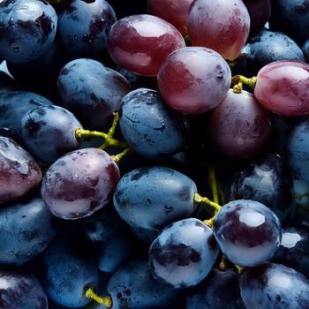 Close up of grapes. pattern texture background photo