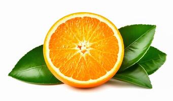Orange isolated on white background. photo