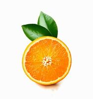 Orange isolated on white background. photo