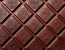 Photo of chocolate. pattern texture background