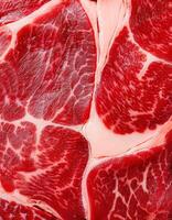 Raw wagyu, Beef, Wagyu Beef, Lean Meat, Raw Meat, Fresh Meat. pattern texture background. photo