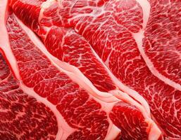 Raw wagyu, Beef, Wagyu Beef, Lean Meat, Raw Meat, Fresh Meat. pattern texture background. photo
