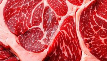 Raw wagyu, Beef, Wagyu Beef, Lean Meat, Raw Meat, Fresh Meat. pattern texture background. photo