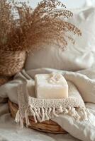 Soap Bar on Bed photo