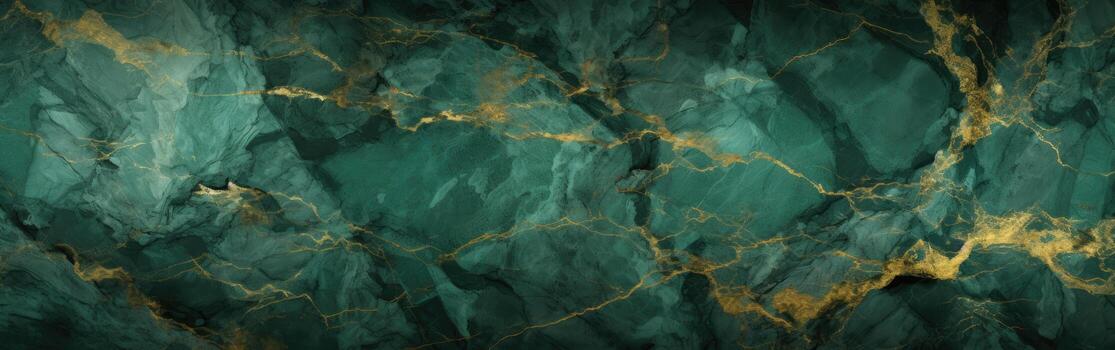 Green and Gold Marble Texture Background photo